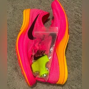 New Nike ZoomX Dragonfly Hyper Pink Orange With (Pikes)